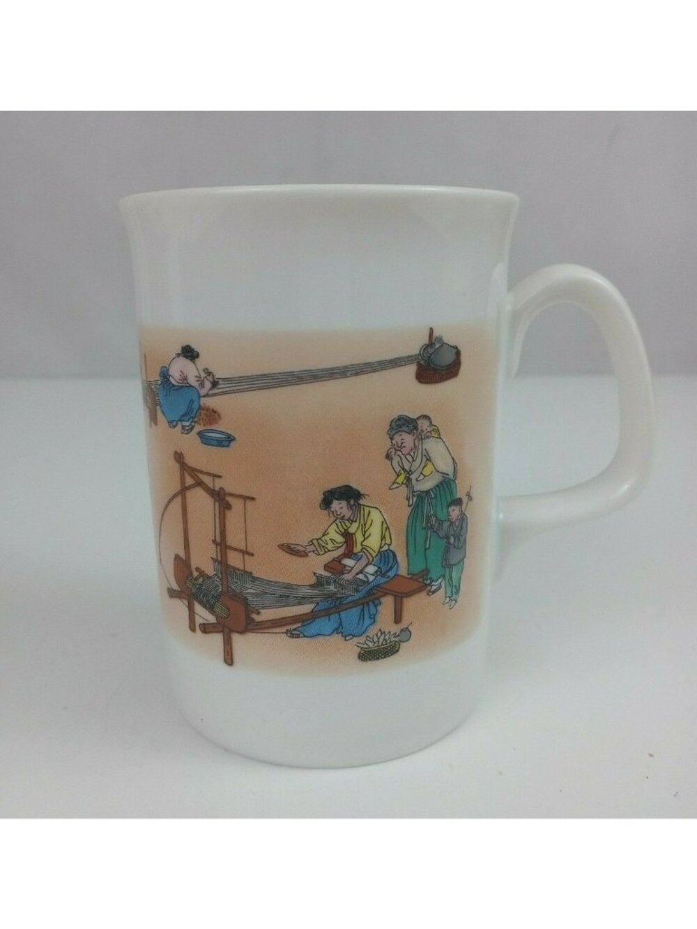 Wonderful Korea Kim Hong-Do Weaving Coffee Cup Mug 8-10oz